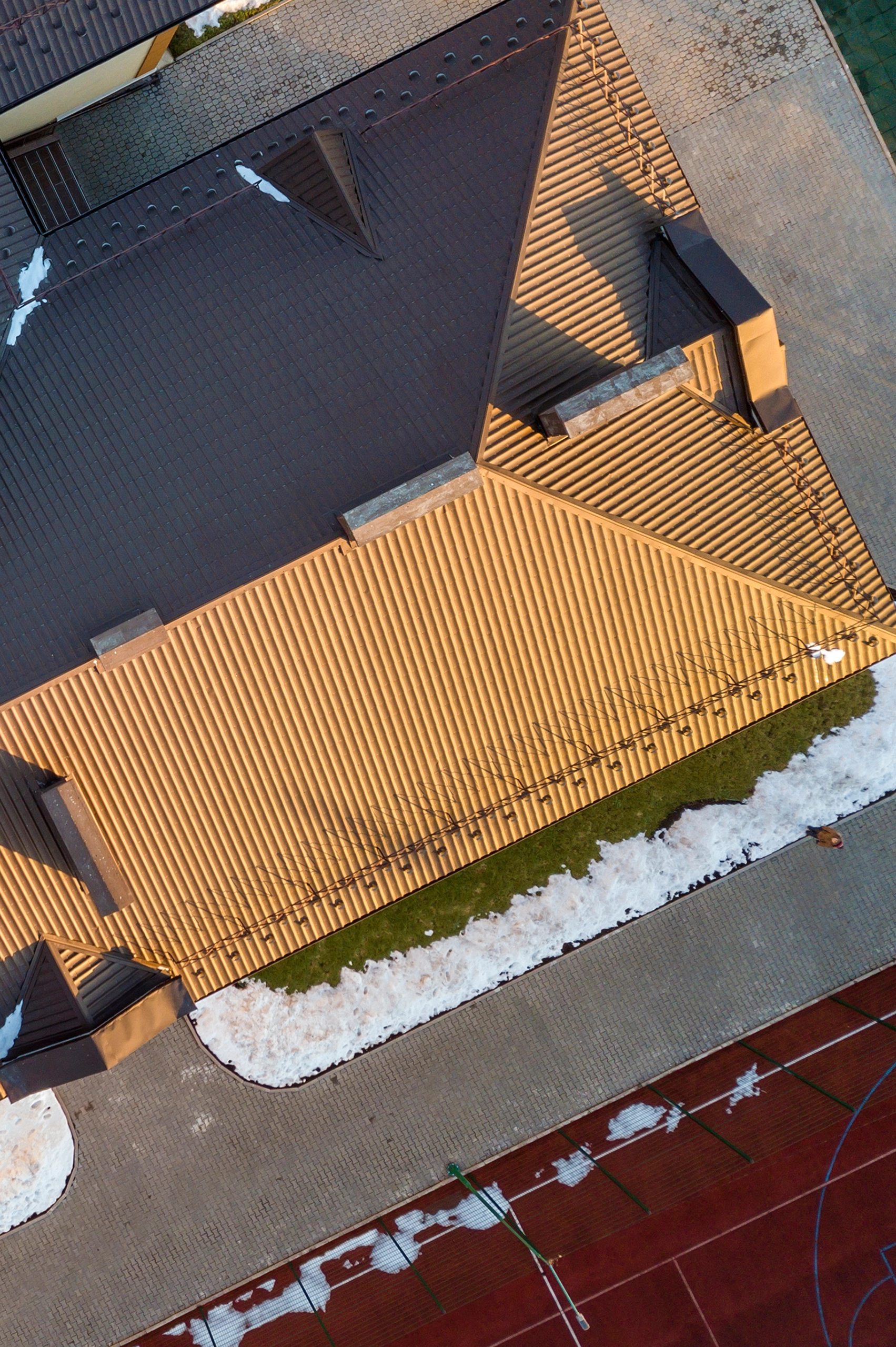 a commercial roof
