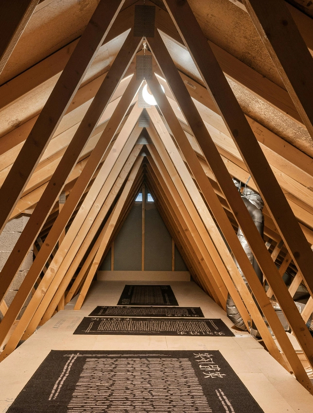 inside an attic