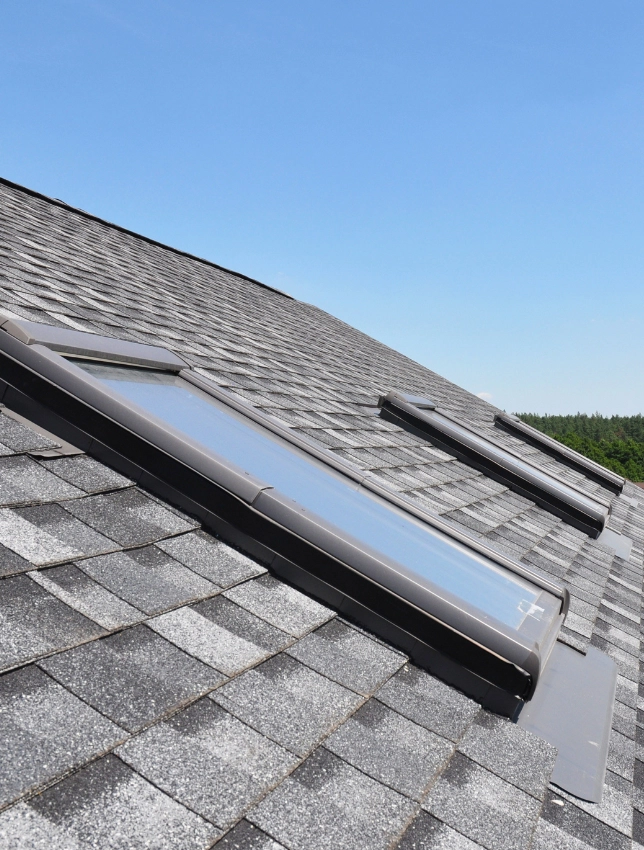 skylights on shingle roof